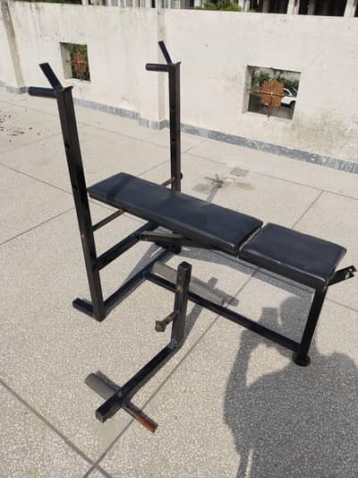 adjustable bench press & leg exercise tools