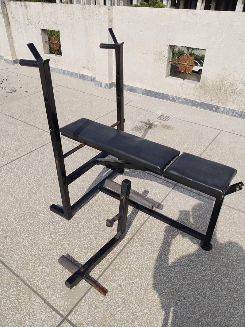 adjustable bench press & leg exercise tools 0