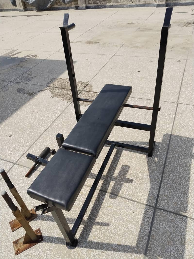 adjustable bench press & leg exercise tools 1