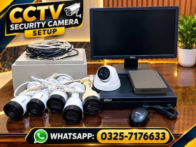 CCTV cameras complete setup