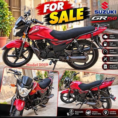 Suzuki GR150 Red King 2019