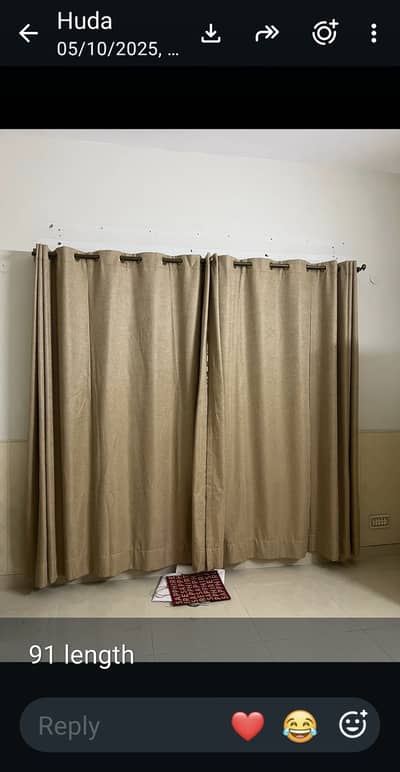 Elegant Curtain & Blind Set – Complete Set