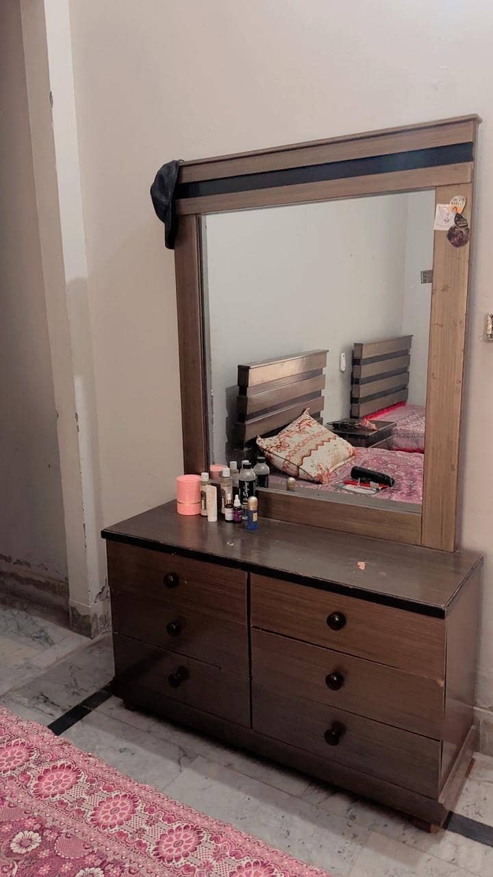 2 Single Beds + Dressing Table + Side Table | Complete Bedroom Set 3