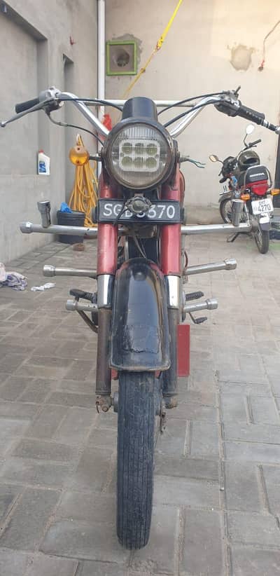 antique bike for antique yamaha lovers