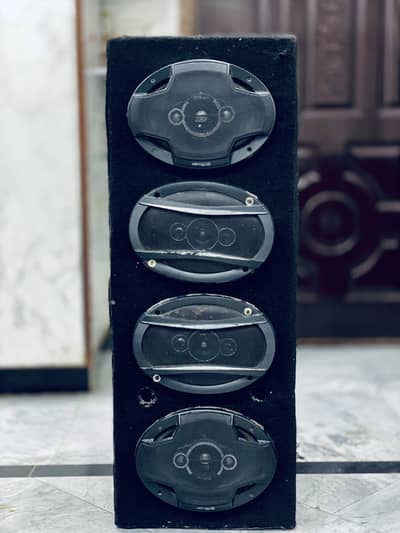 Car speakers system 10 by 10 bass 100% ok
