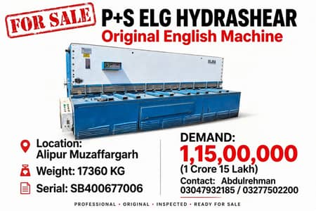 Heavy duty cutting machine 17ton for sale