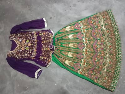 lehnga and choli size 28 (6to7)years