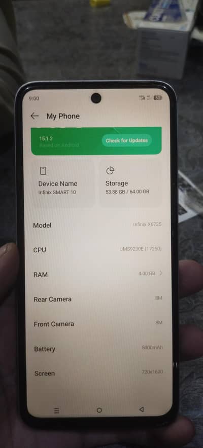 Infinix smart 10 4+64