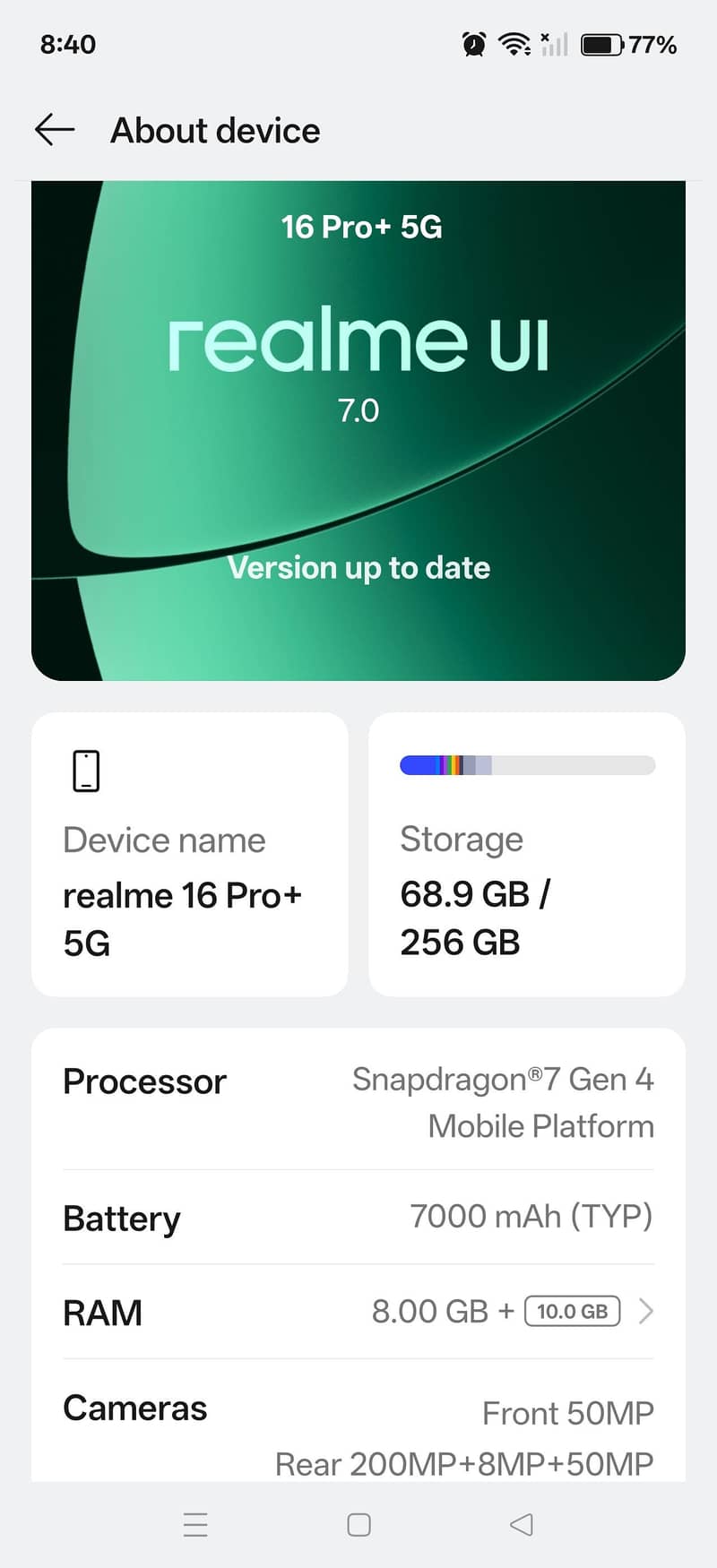 Realme 16 pro plus 7