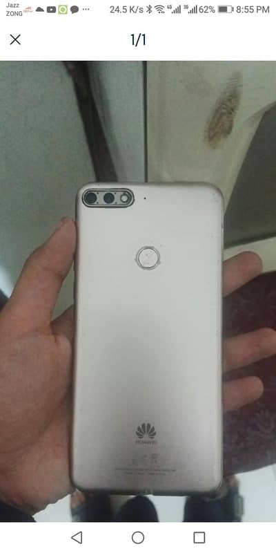 Huawei Y7 Prime with box open offers