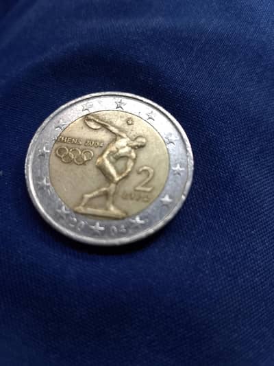 Athens 2004 Olympic 2 Euro Coin Fixed Price 2000