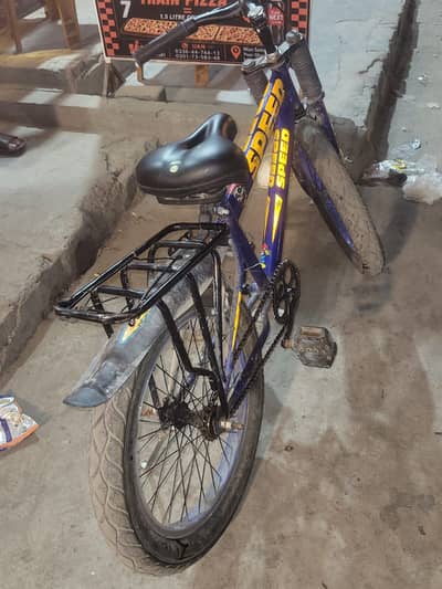 Kids Bicycle (Speed 20 Inch) - Good Running Condition with Carrier & S