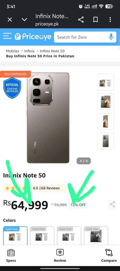Infinix Note 50