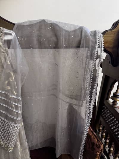 Grey net frock