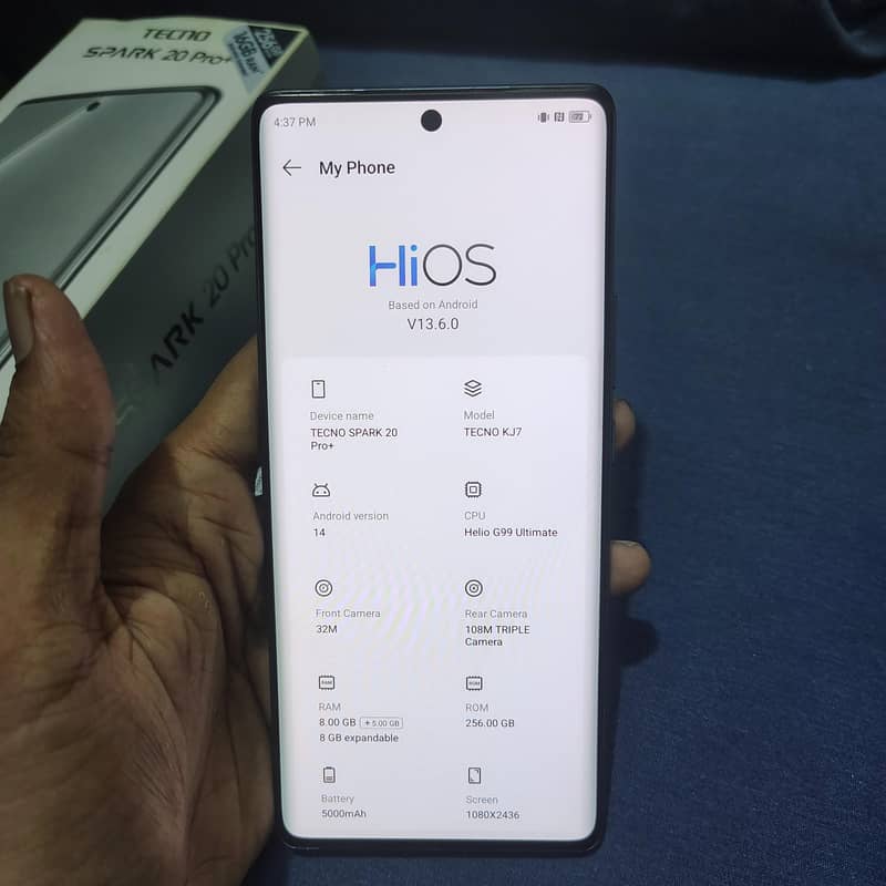 Tecno Spark 20 Pro Plus (complete box) 3