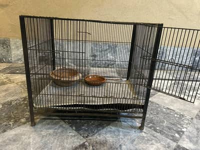 Big black cage for parrot,rabbit,pigon,and other bird