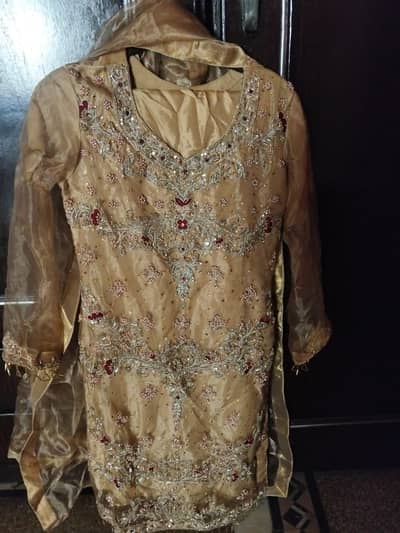 beautiful dress with pearl work dress