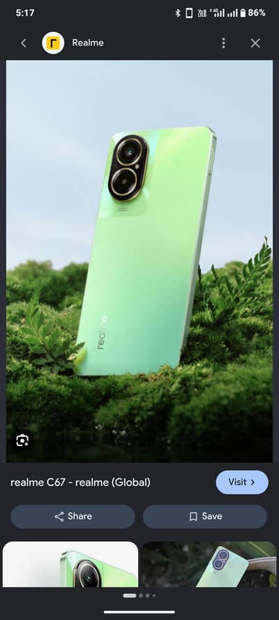 Realme C67 8GB/128 108 Migapixel