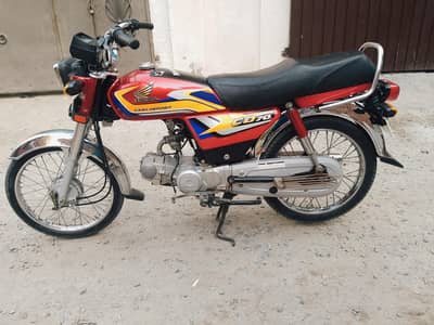 Honda CD70 2025 model high power engine new condition 03249661071