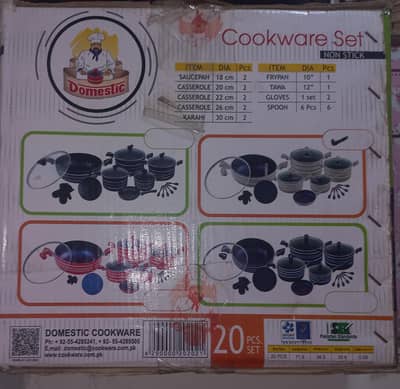 Non Stick 20 Pcs set