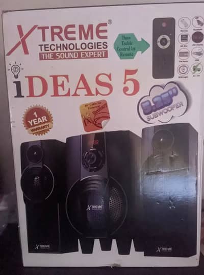 For Sale: XTREME IDEAS 5 WOOFER 2.1