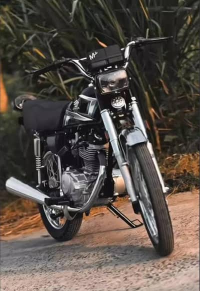 CG125 ( Senkie 2011 ) Chrome silencer