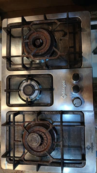 Stove with three Burner