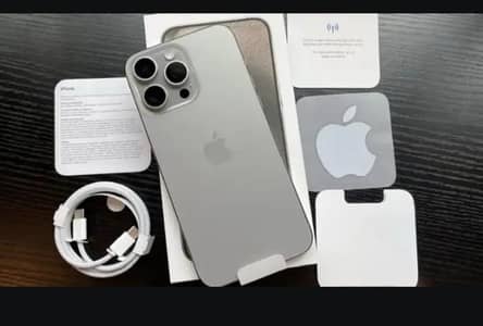 Apple iPhone 15 Pro Max official Pta afroved 512 GB memory water pack