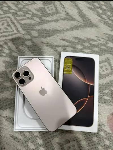 Apple iPhone 16 Pro Max official Pta afroved 512 GB memory water pack