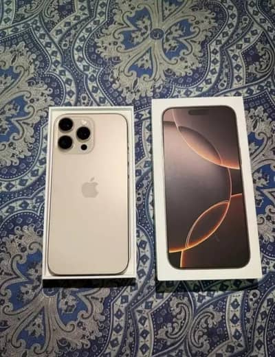 Apple iPhone 16 Pro Max official Pta afroved 512 GB memory water pack