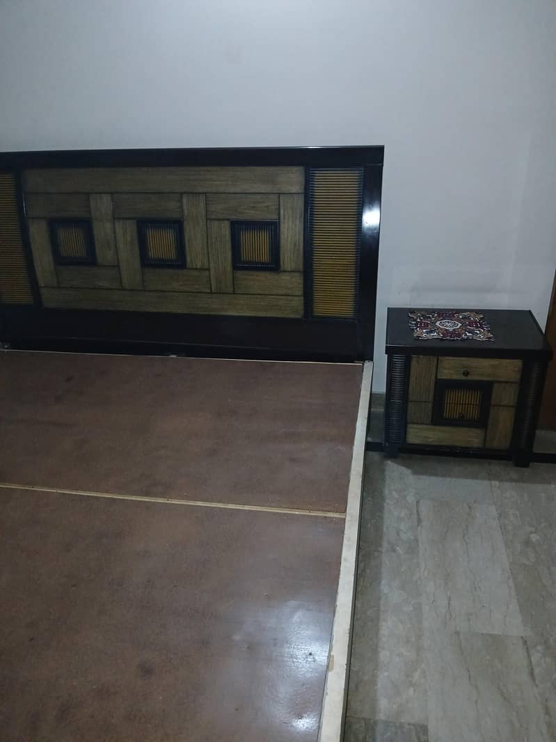Double Bed with Dressing Table and Side Tables 1
