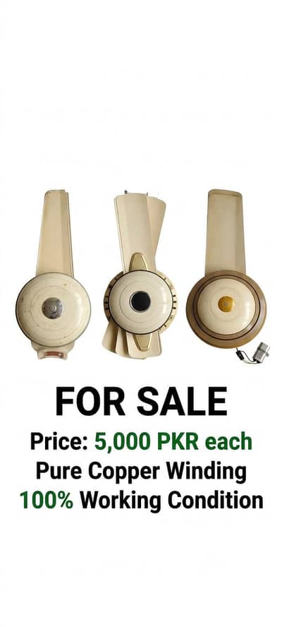4 fan 240 bijli walay