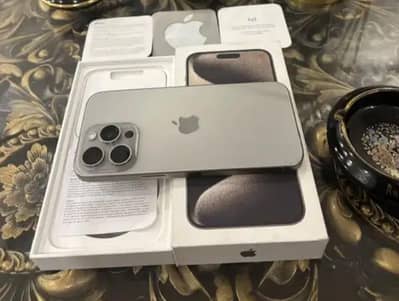 Apple iPhone 15 Pro Max  official Pta afroved 512 GB memory water pack