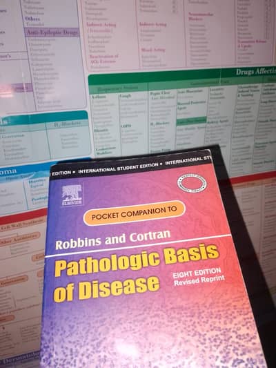 ROBBINS PATHOLOGY POCKET BOOK SHINY PAGES, 8th edition NEW CONDITION