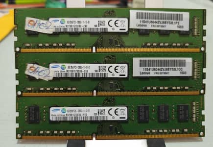 Samsung 8GB x 3 = 24GB DDR3 1600MHz Desktop RAM PC3-12800U