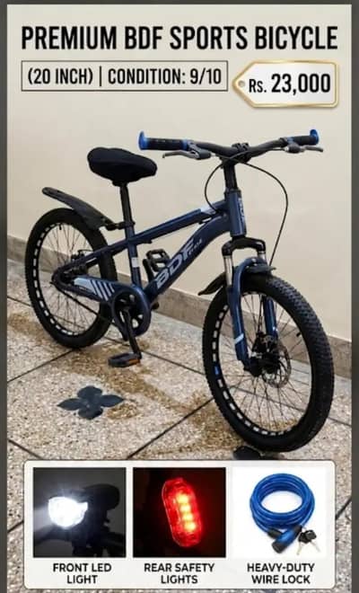 Premium BDF Sports Bicycle 20 Inch – Excellent Condition 9/10