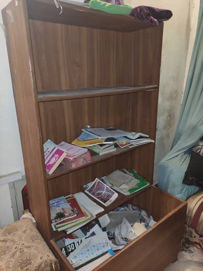 Wood book rack