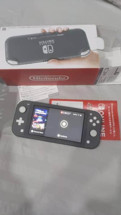Nintendo Switch Lite Gray 10/10 Box Pack + Charger | Multan