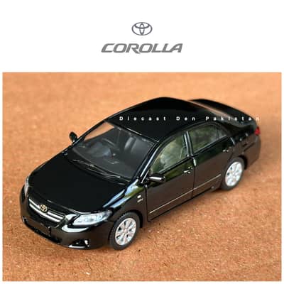 Toyota Corolla E140 Black Diecast Model