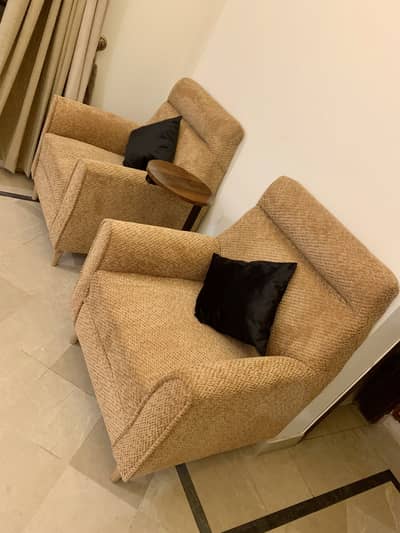 Sofa Chair with coffee table Brand new