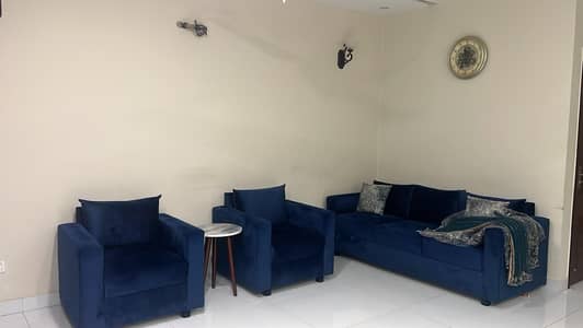 Master Molty Foam Dark Blue Sofa Set