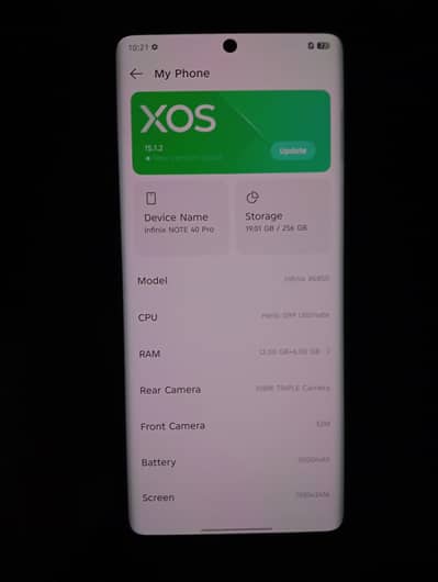 Infinix Note 40 Pro 12/256 (sell & exchange)