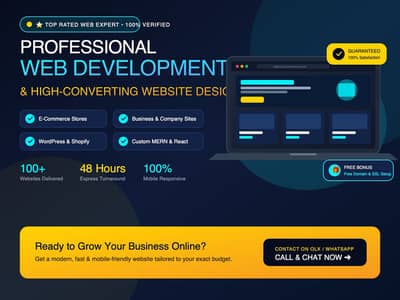 Website Design & Development Services | Shopify, WordPress & React