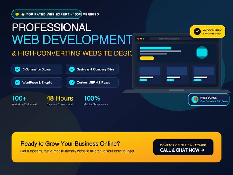 Website Design & Development Services | Shopify, WordPress & React 0