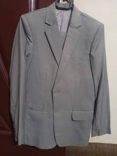 2 piece suit gray color