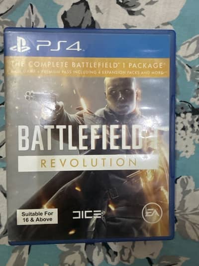 Ps4 BattleField1 Revolution for sale
