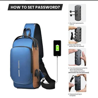 Shoulder Bag for Men and Women