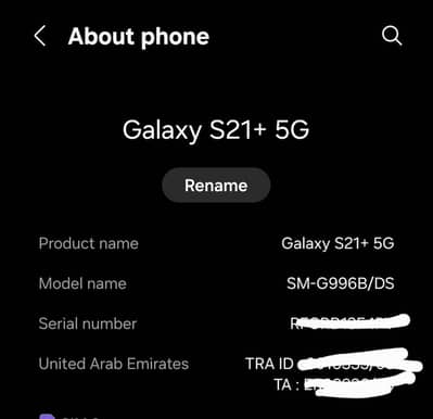 Samsung Mobile S21+