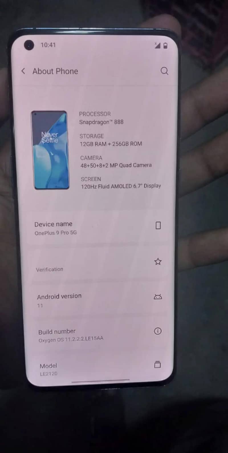 One plus 9Pro 5g 2
