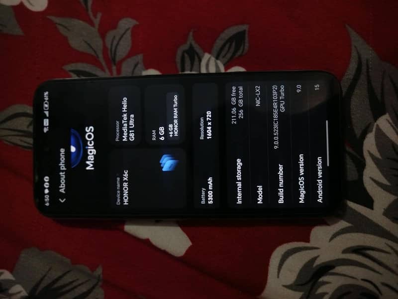 Honor x6c 4